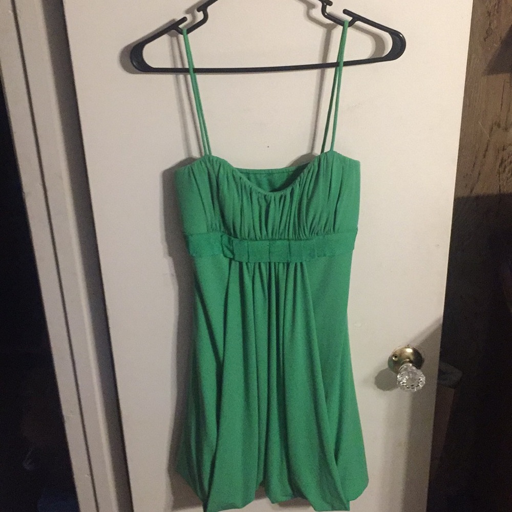 Morgan and Co. green dress
